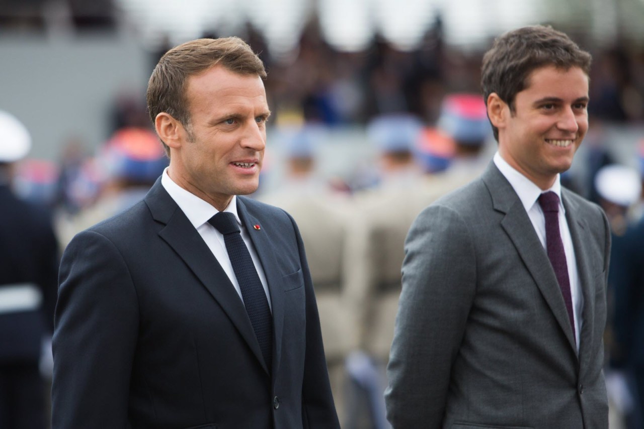 Gabriel et Emmanuel Macron